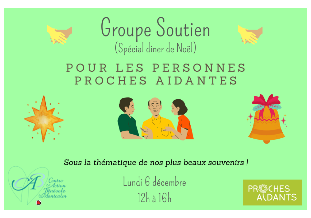 Groupe Soutien Spécial diner de Noël