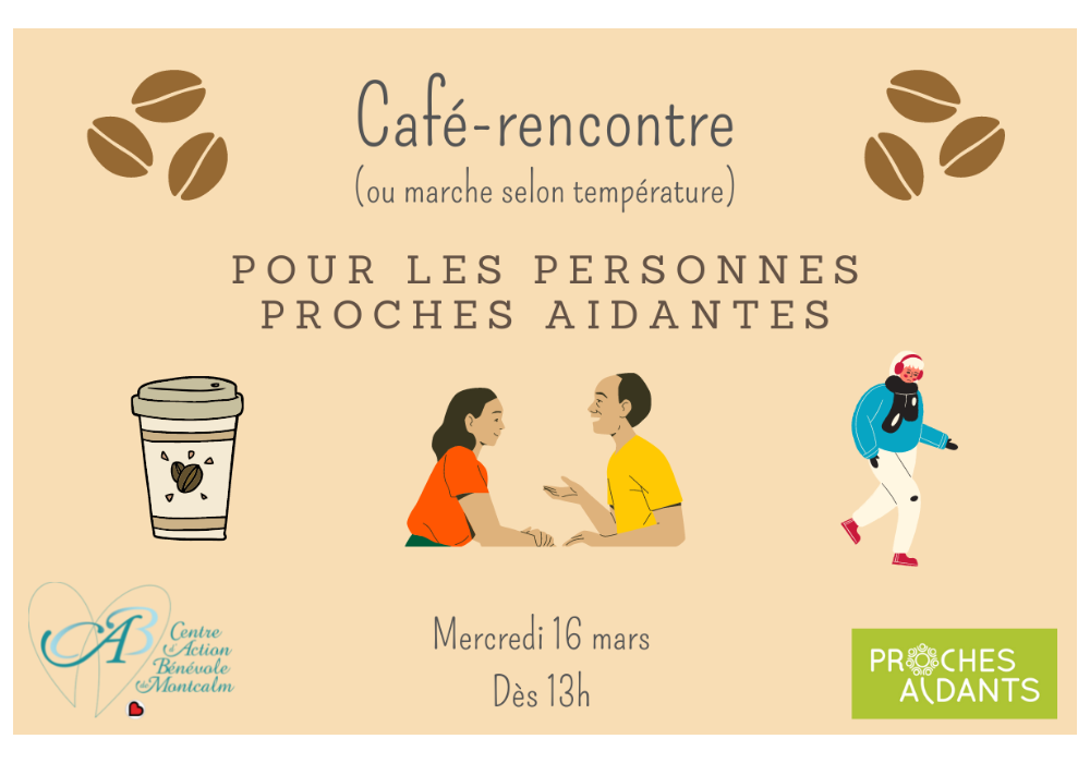 CAFÉ-RENCONTRE (ou MARCHE selon température) 