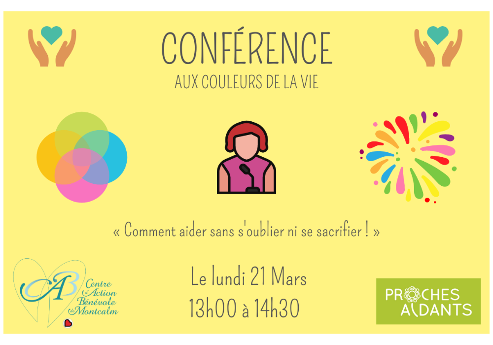 CONFÉRENCE - AUX COULEURS DE LA VIE