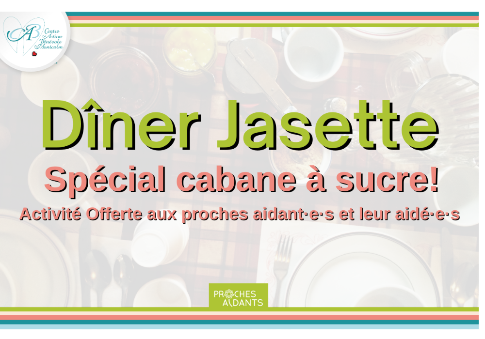 Dîner Jasette Spécial Cabane à sucre!