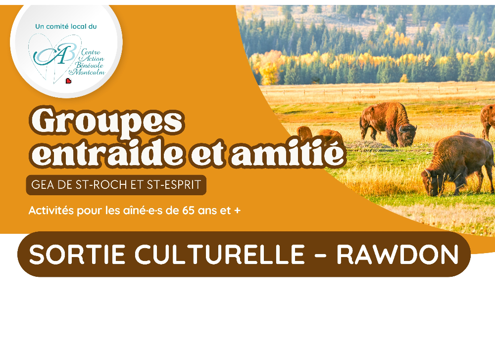 Sortie culturelle à Rawdon