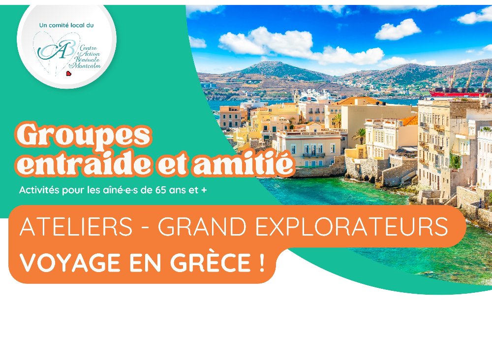 Atelier « Grand Explorateurs » – Voyage en Grèce