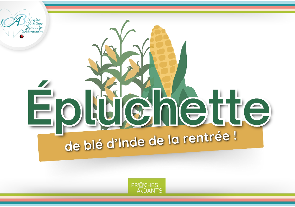 Épluchette de blé d’Inde de la rentrée
