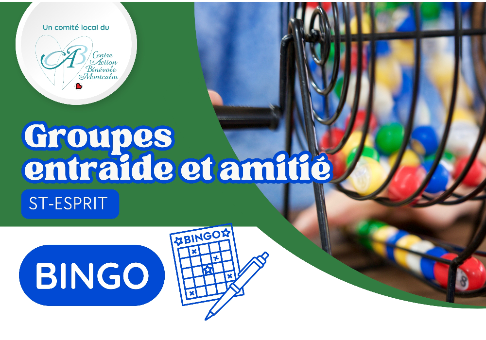 Bingos mensuels – GEA St-Esprit