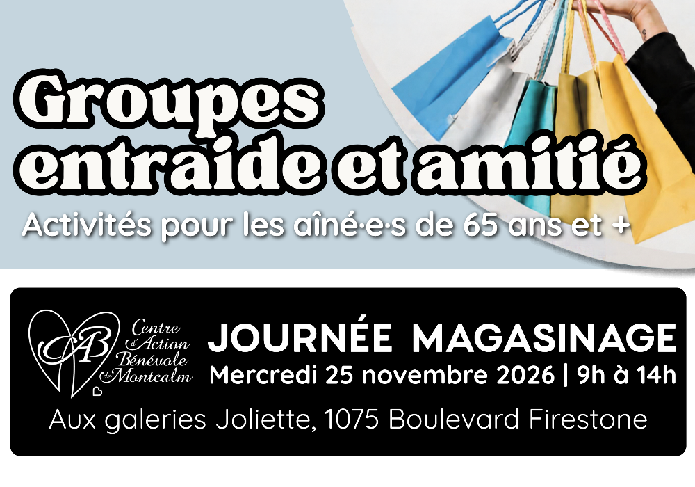 Une journée de magasinage en bonne compagnie!