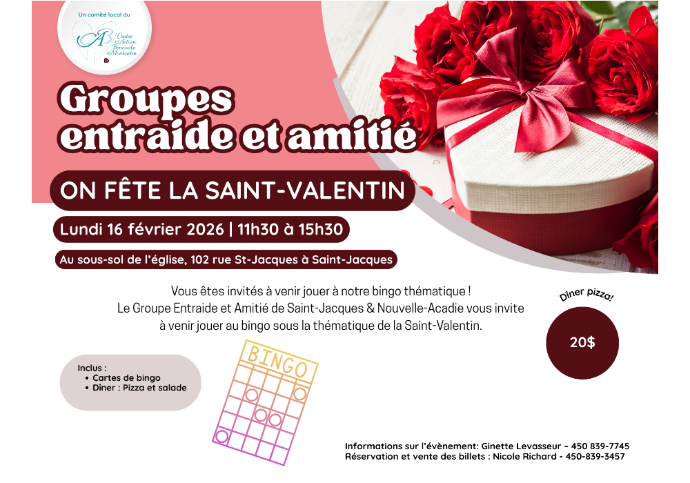 BINGO DE LA SAINT-VALENTIN