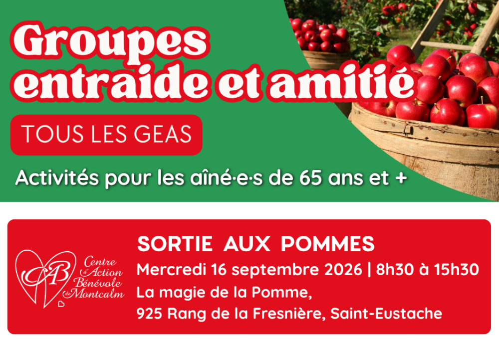 Sortie aux pommes