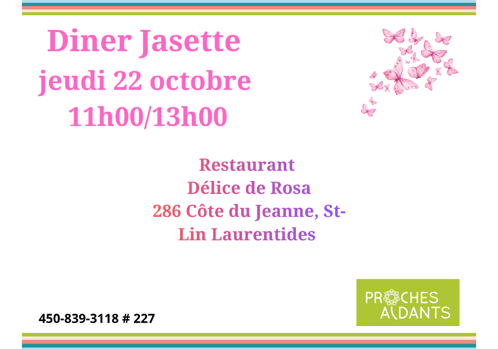 DÎNER-JASETTE