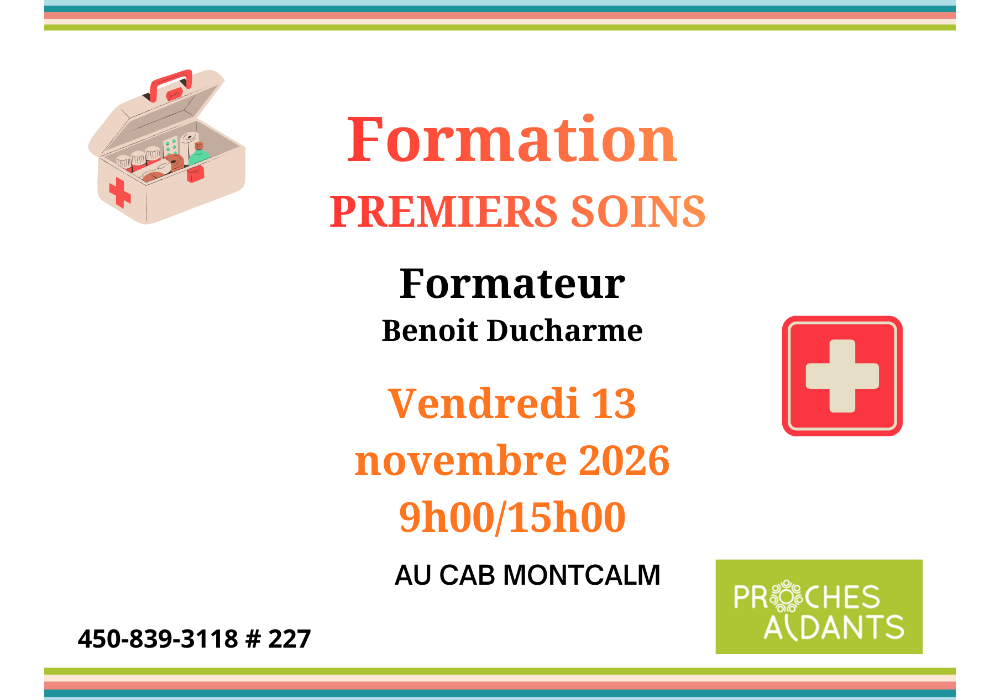 FORMATION DE PREMIERS SOINS