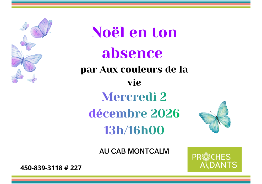 NOËL EN TON ABSENCE