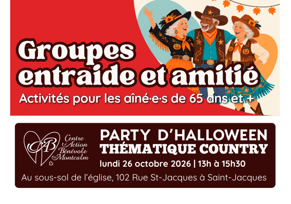 Party d’Halloween sous le thème country!