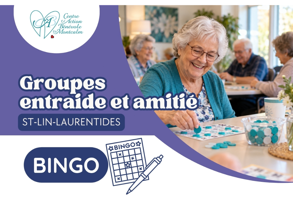 Bingo mensuel du GEA Saint-Lin–Laurentides