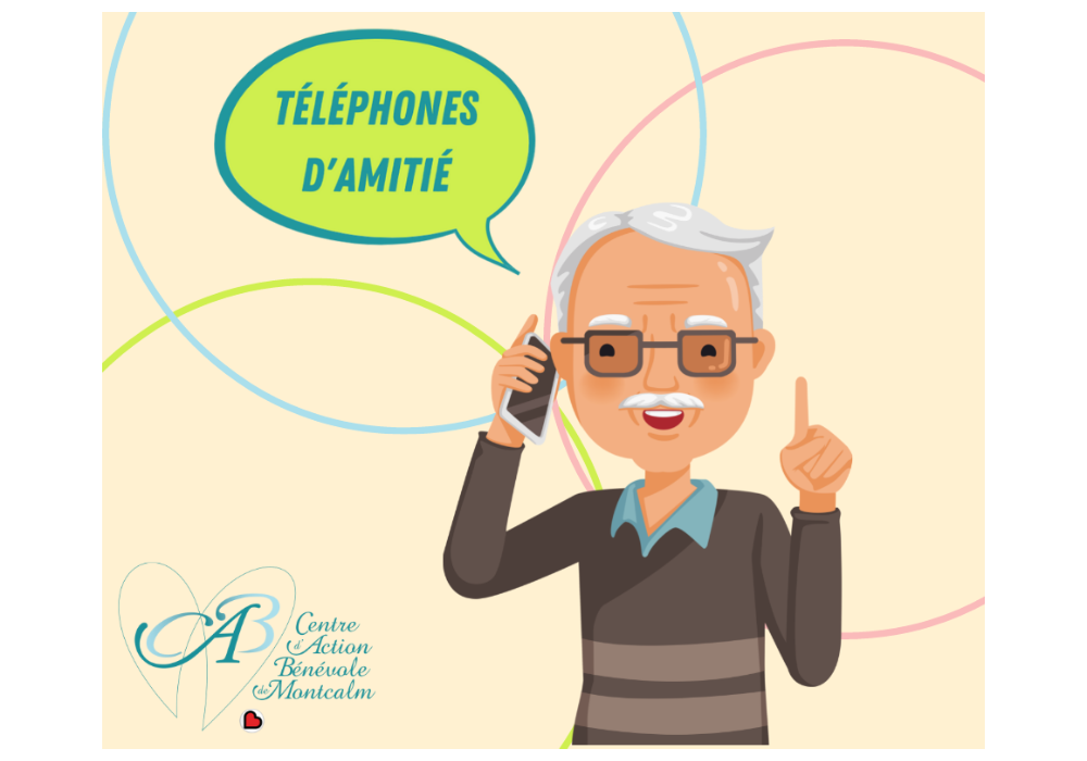 Le programme des Téléphones d’amitié :  une façon simple de briser l’isolement des personnes aînées de Montcalm !