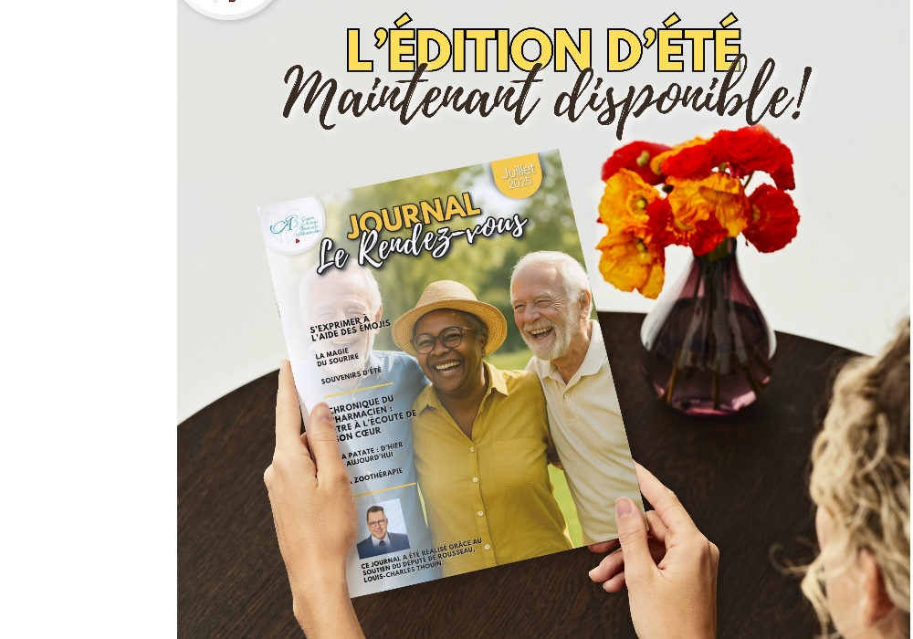L’édition d’été 2025 du journal Le Rendez-vous est maintenant disponible !